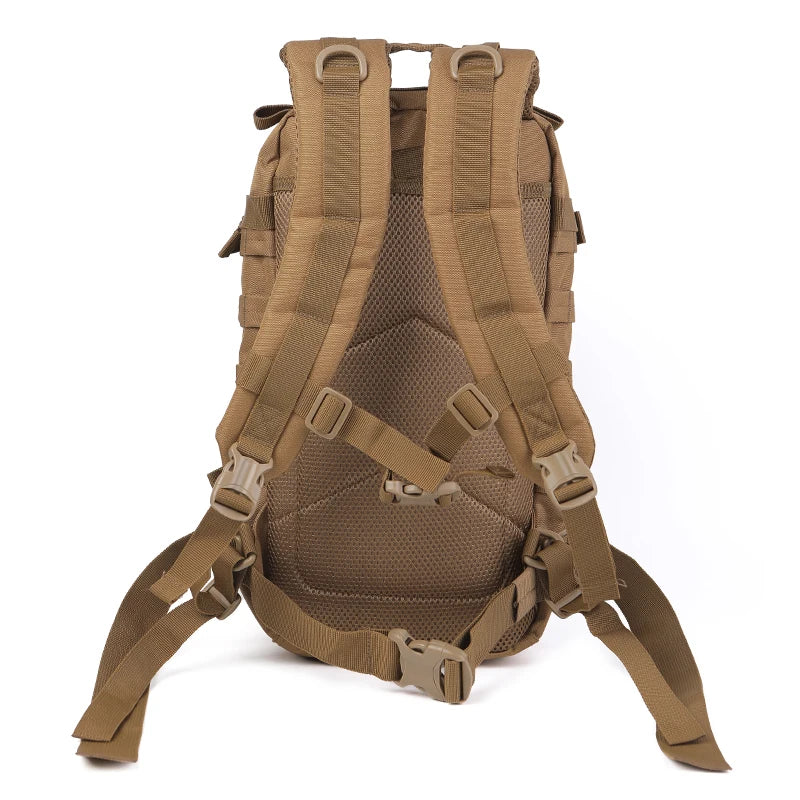 35L Tactical MOLLE Backpack with Padded Shoulder Straps