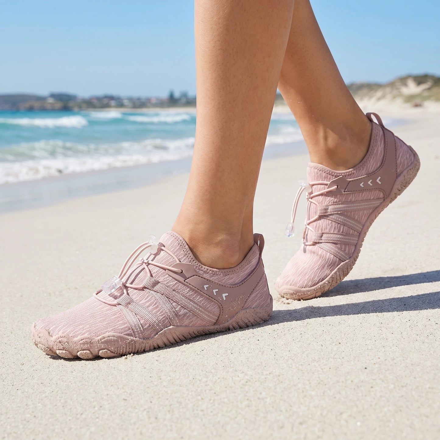 Women’s Anti-Slip Quick-Dry Aqua Shoes .Lightweight Barefoot Beach & Water Sports Footwear