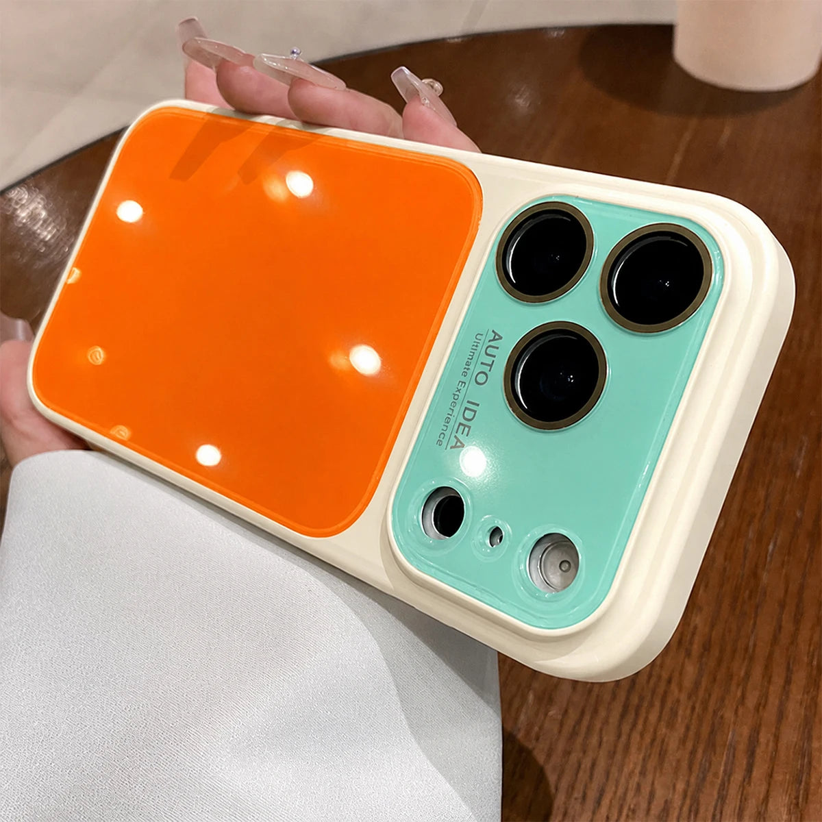 Vibrant Color-Block Protective Phone Case