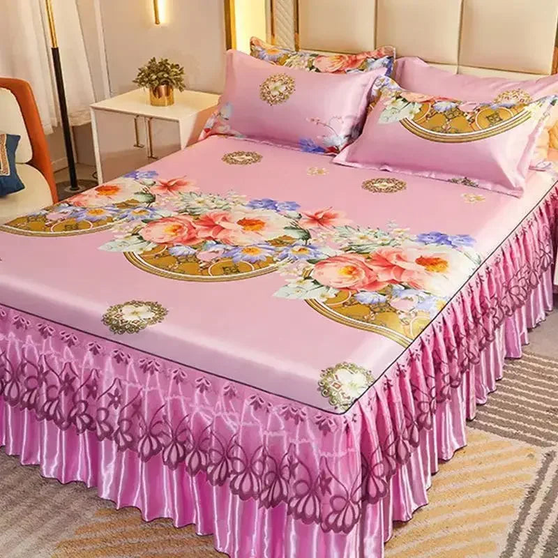 Classic Lace 3-Piece Bedspread & Pillowcase Set
