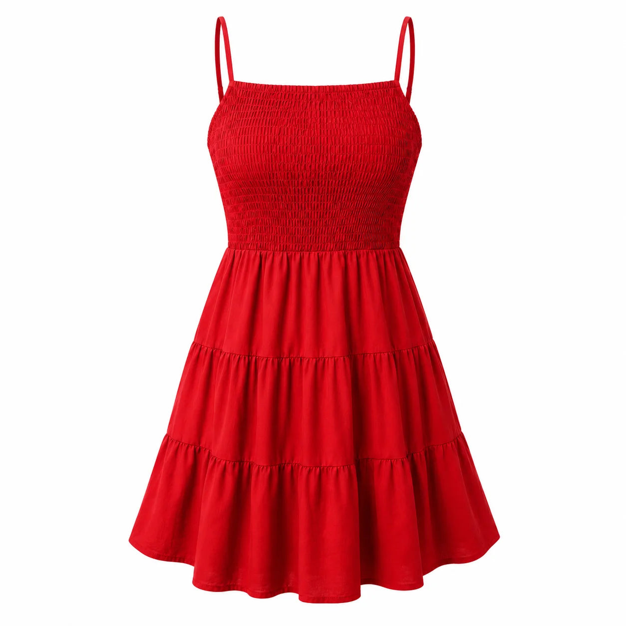 Women’s Strapless Flowy Mini Dress | Casual Summer A-Line Beach Dress