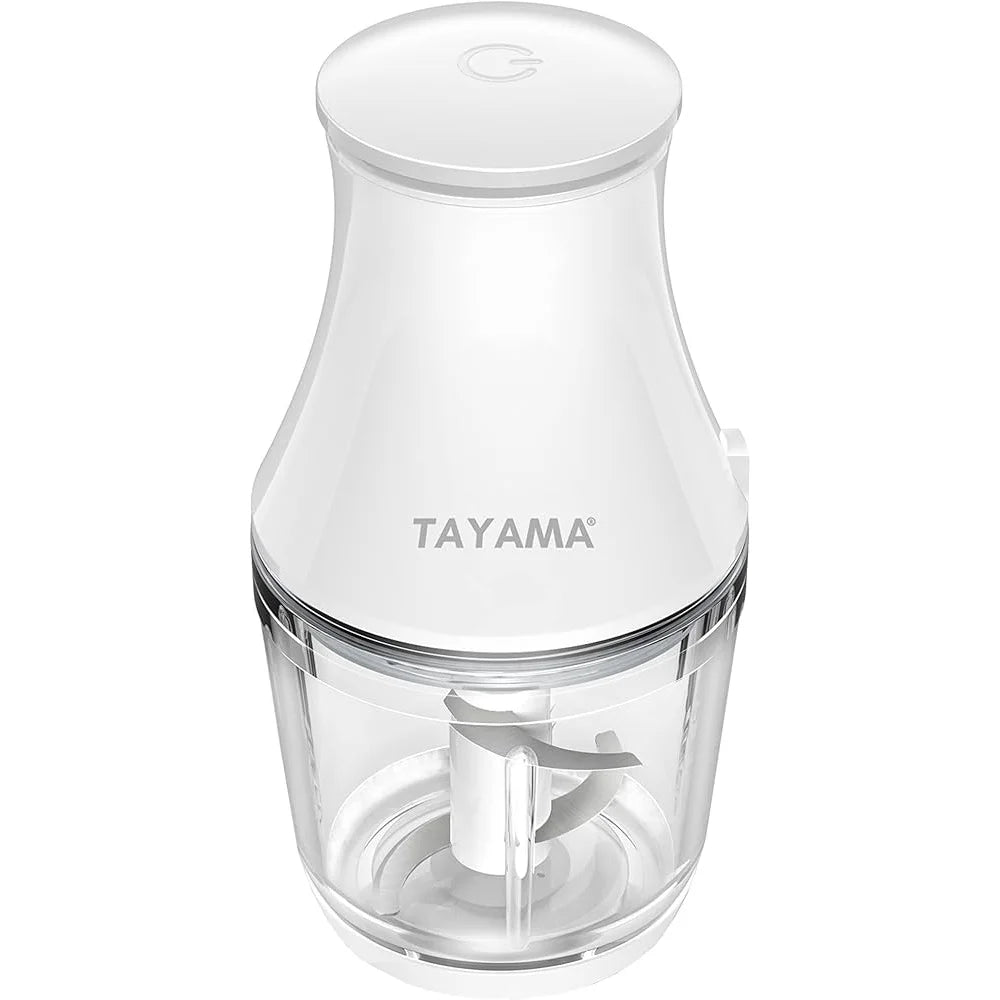 200W Mini Food Processor 2.5 Cup Chopper 4-Layer Stainless Steel Blade Kitchen Appliance Easy Clean Non-Slip Base