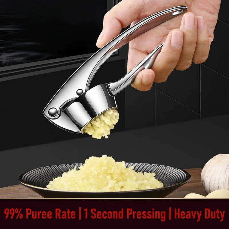 Multi Function Garlic Press & Bottle Opener.  Heavy Duty Kitchen Tool
