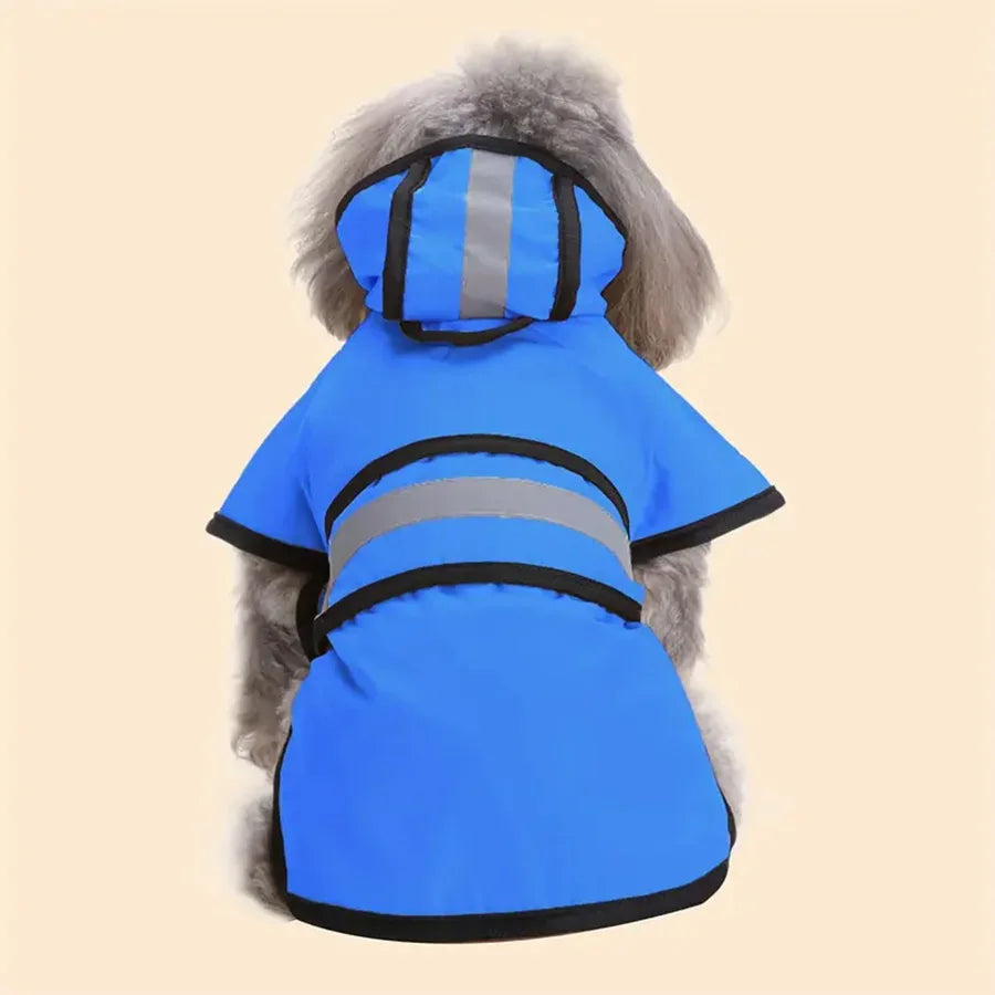 Keep Your Pet Dry And Comfortable - Adjustable Waterproof & Windproof Dog Raincoat!\';[