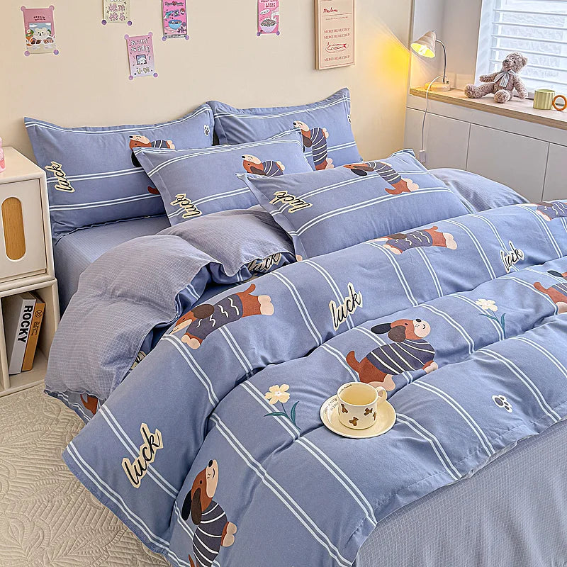 Printed Comforter & Duvet Bedding Set