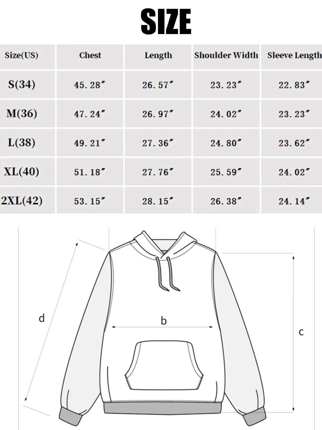 Y2K New Retro Casual Rock Letter Printed Hoodie Harajuku Hip-Hop High Street Oversized Zipper Hoodie Sweatshirt