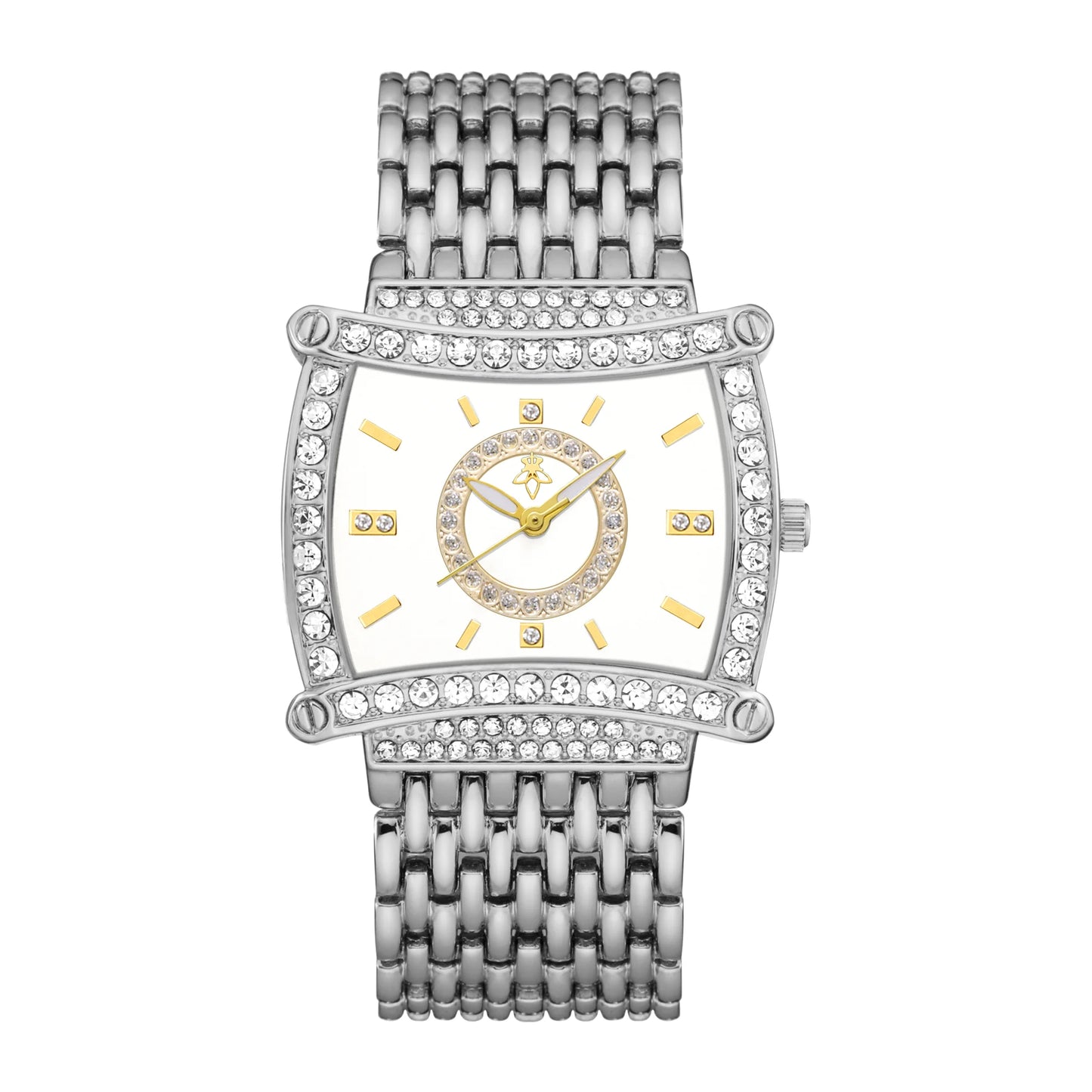 YalaLusi Luxury Crystal Square Watch . Elegant Waterproof Fashion Timepiece