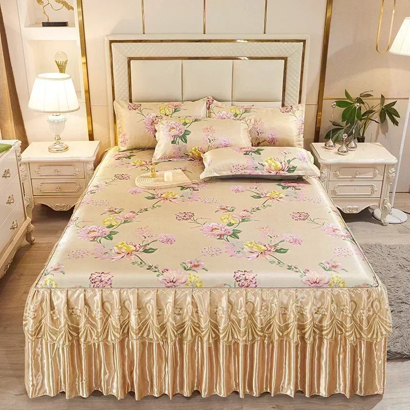 3-Piece Elegant Patterned Bedspread Set