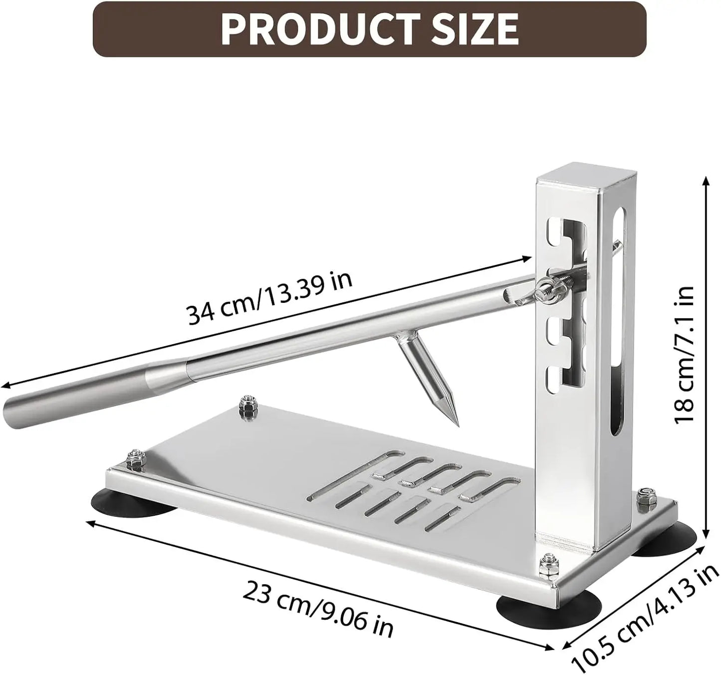 Stainless Steel Oyster & Clam Shucker Tool. Safe Shell Opening Machine