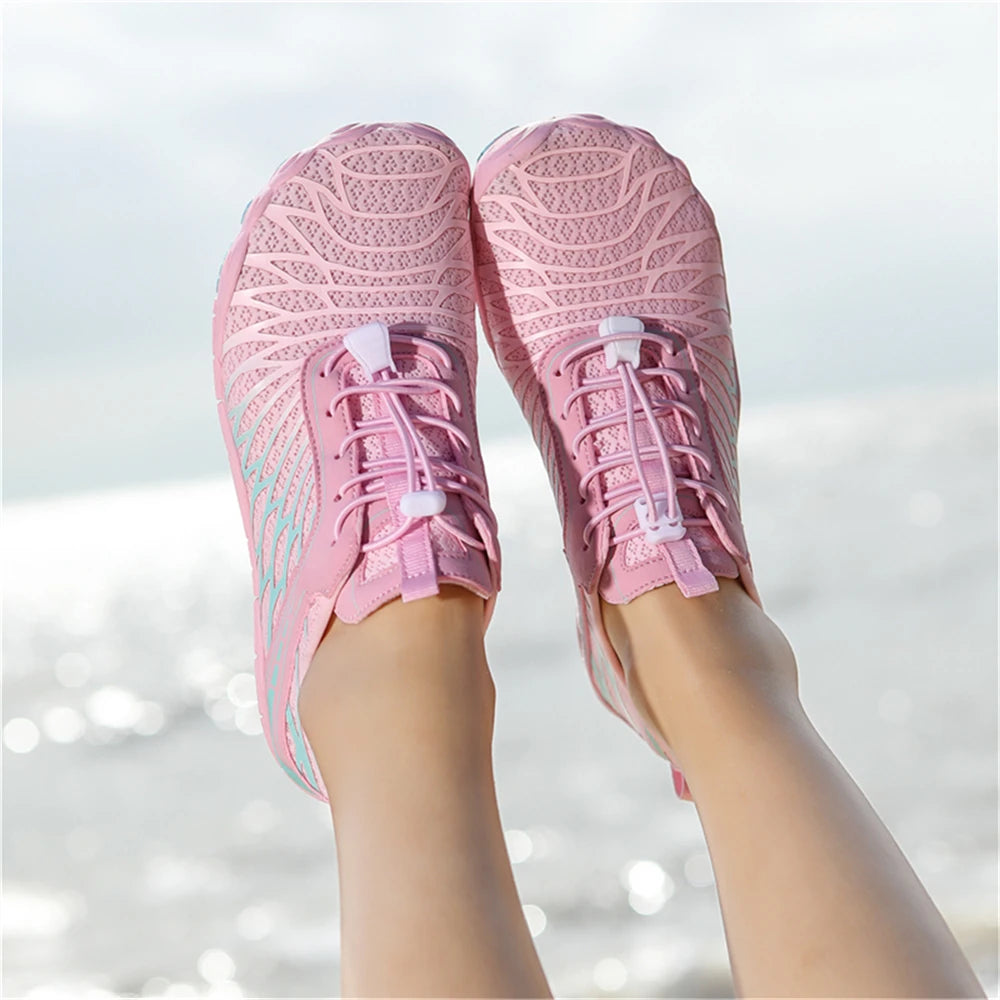 Unisex Quick-Dry Barefoot Water Shoes .Lightweight Beach, Pool & Outdoor Adventure Footwear