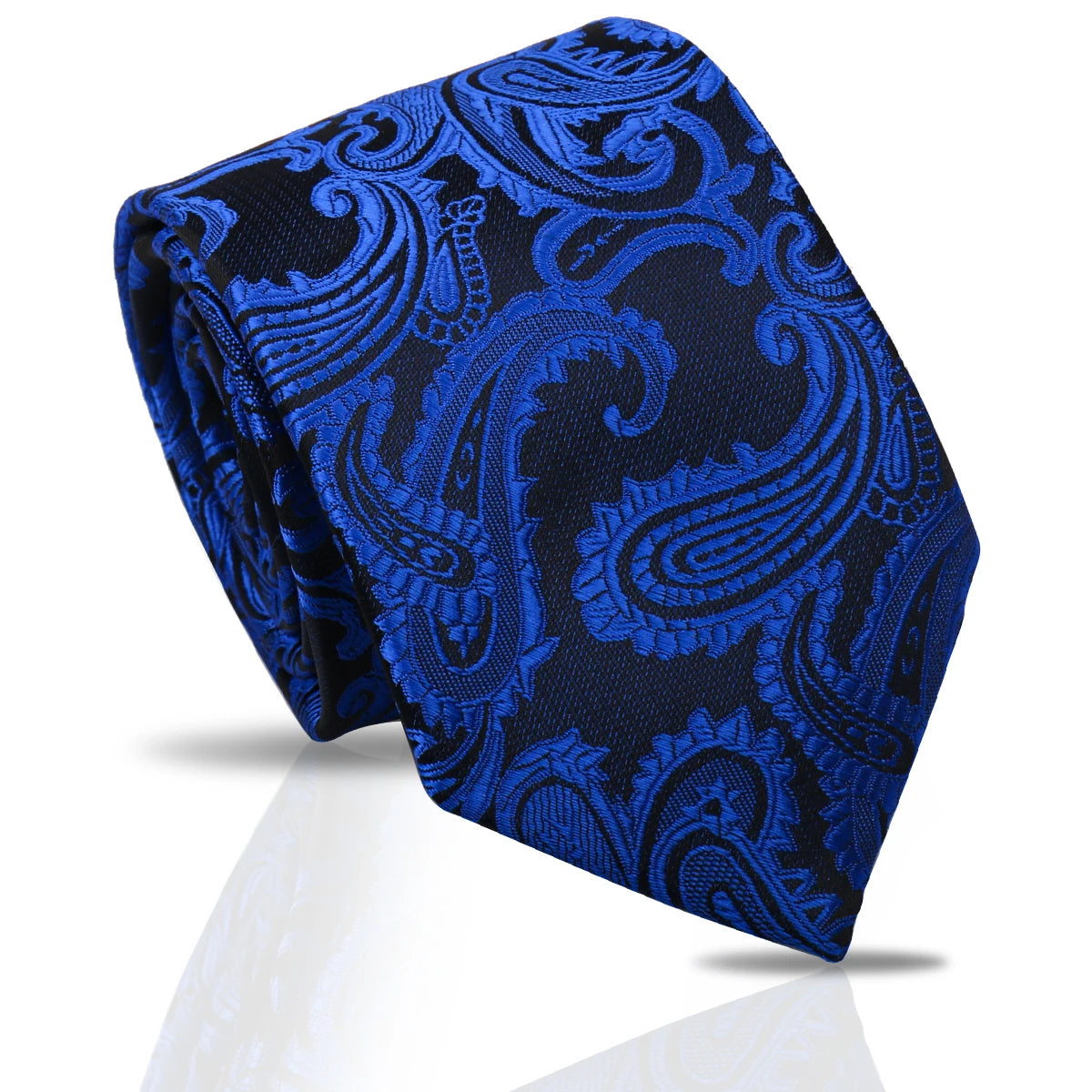 Men's Tie Brand New Fashion Blue Necktie Green Orange Gravatas For Men Paisley Floral Fit Wedding Workplace Slim Dots Wholesale