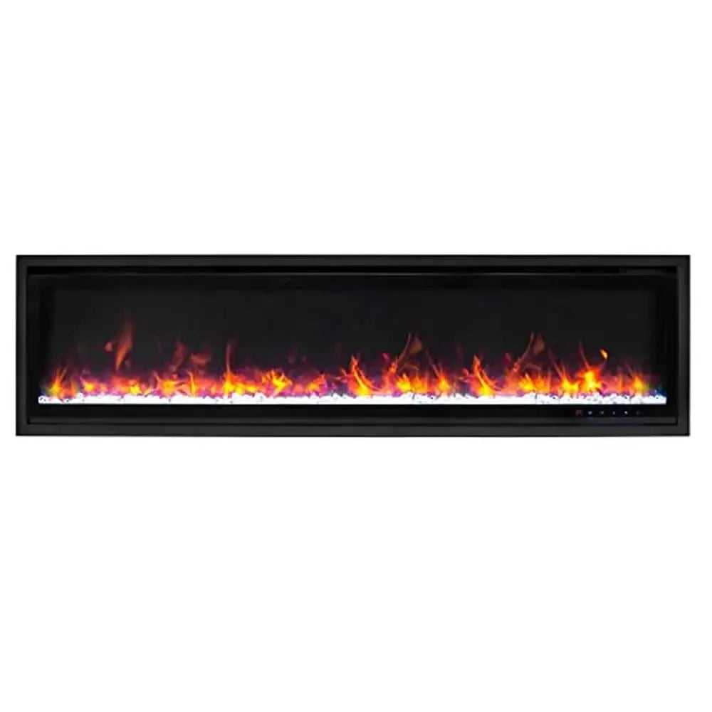 60 Inch Smart Electric Fireplace 5000 BTU For 400 Sq Ft