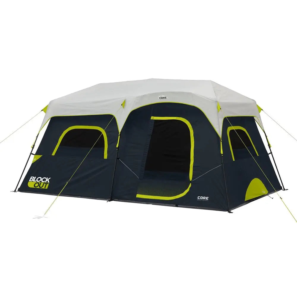 Blackout Instant Cabin Tent – Large Family Dark Room Camping Tent with Easy Setup