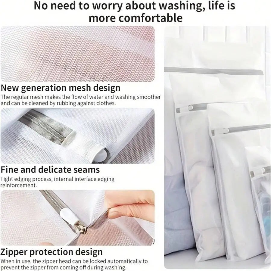 Premium Mesh Laundry Bag for Delicate Clothes, Bras, Lingerie, Underwear & Machine Washing