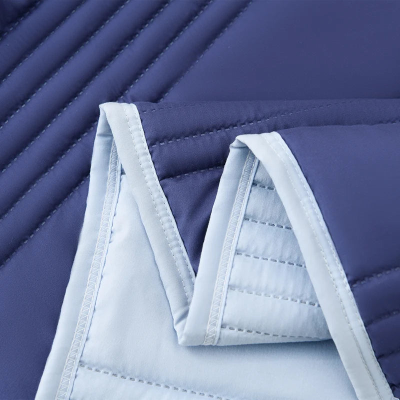 Elegant Solid Color Quilted Bedspread Set