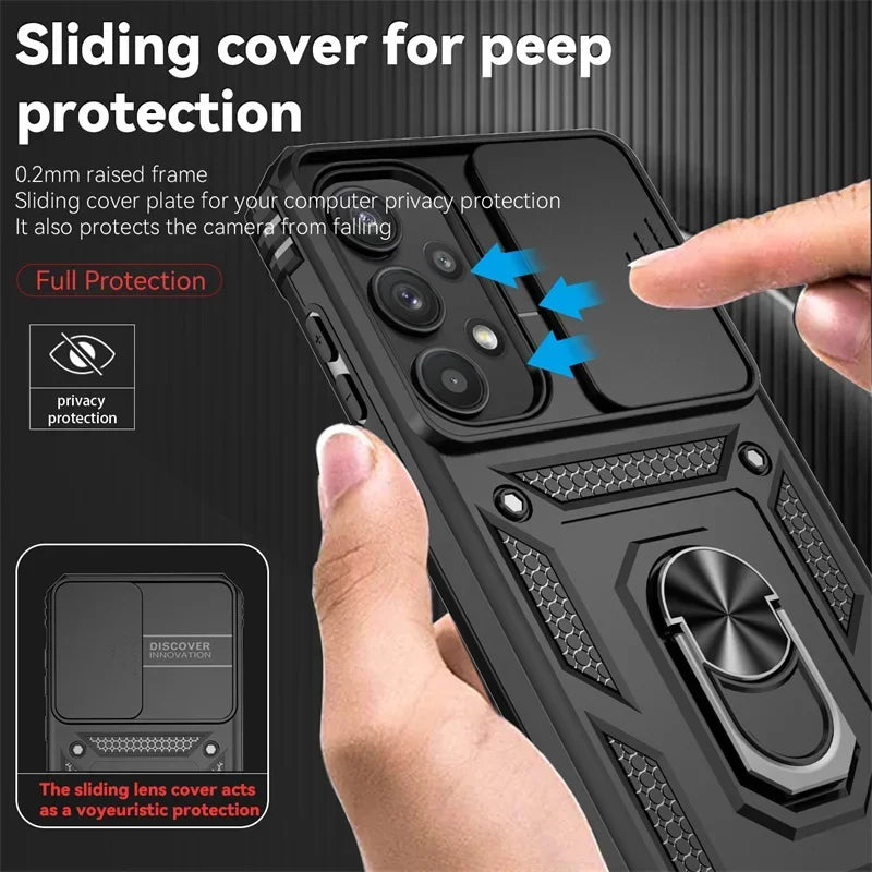 Heavy Duty Magnetic Armor Phone Case