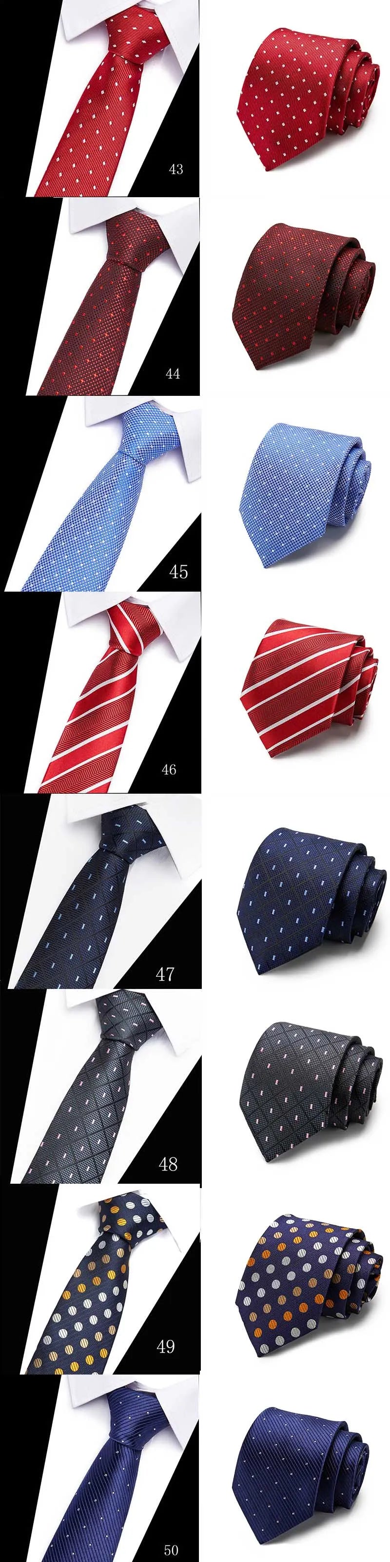 Men’s Colorful Classic Necktie . Fashion Business Wedding Tie Collection