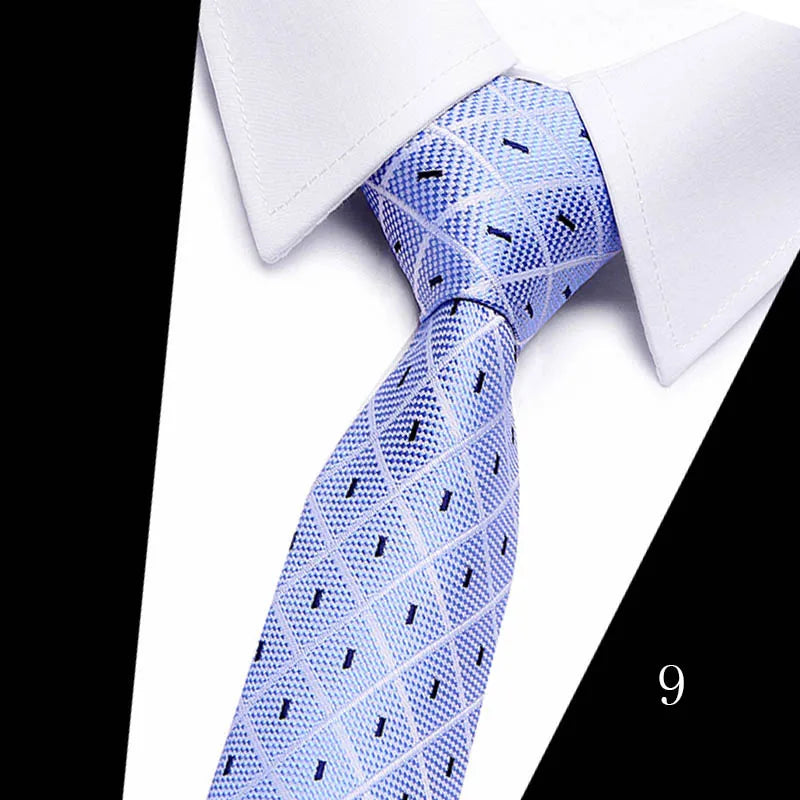Men’s Colorful Classic Necktie . Fashion Business Wedding Tie Collection
