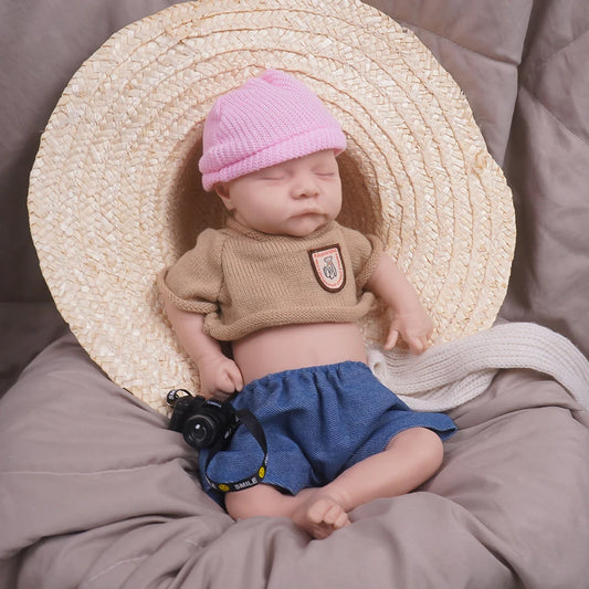 17.72 inch silicone boy reincarnation doll with soft touch and realistic design doll toy gift 🎁