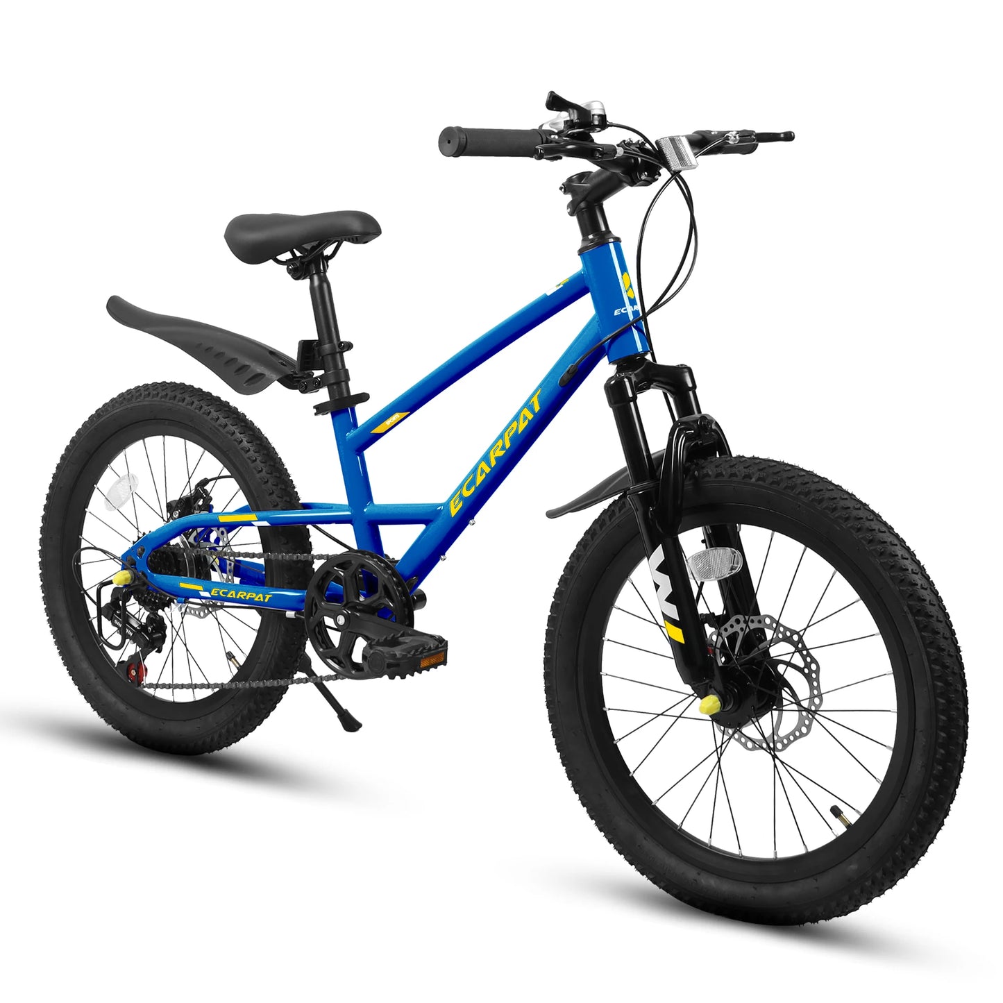 20-Inch Kids Mountain Bike . 7-Speed Bicycle for Boys & Girls Ages 6–12 with Front Suspension  Description: