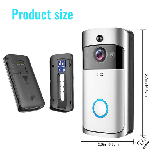 Smart WiFi Video Doorbell IP65 Waterproof Night Vision