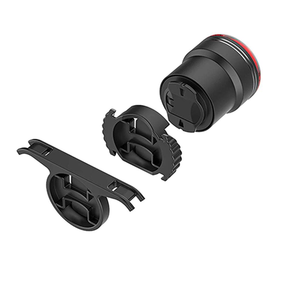 LED Bicycle Taillight 5 Modes Rechargeable Mountain Bike Safety Rear Lights Smart Brake Sensing Waterproof Cycling Accessories