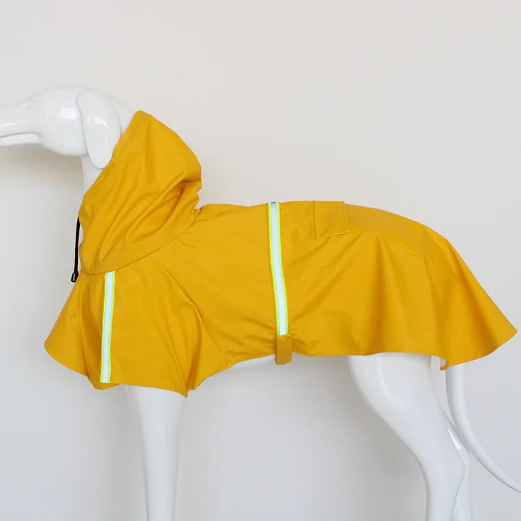 Reflective Waterproof Dog Raincoat Cloak