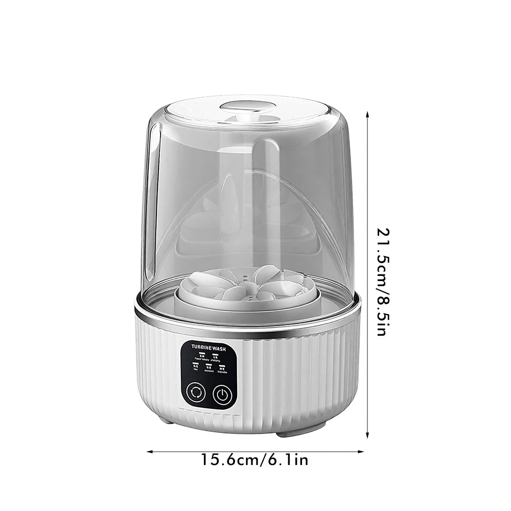 15L Rechargeable Cordless Mini Washing Machine. Portable Compact Washer