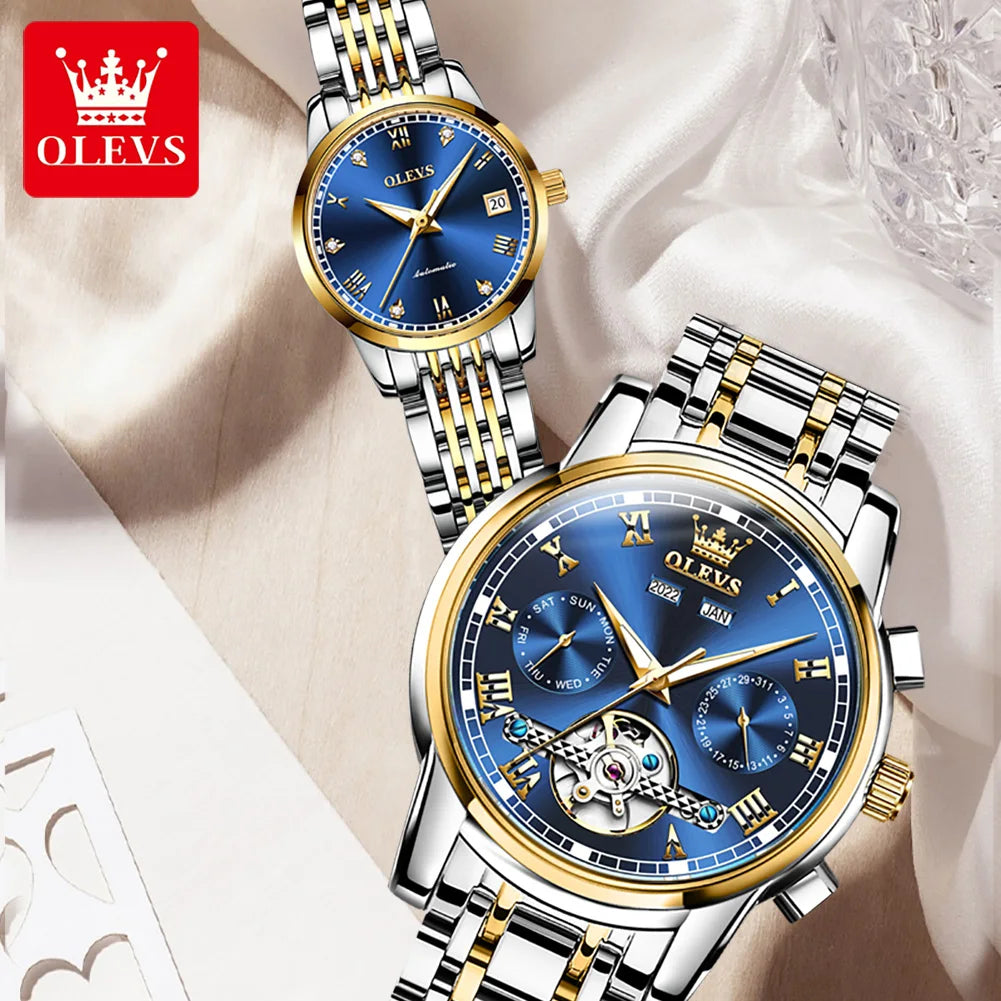 Women’s Luxury Stainless Steel Watch – Elegant Fashion Timepiece.