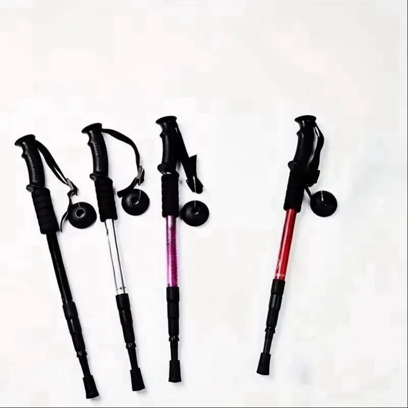 Adjustable Anti-Shock Trekking Poles – Lightweight Hiking Walking Sticks for Outdoor Adventures