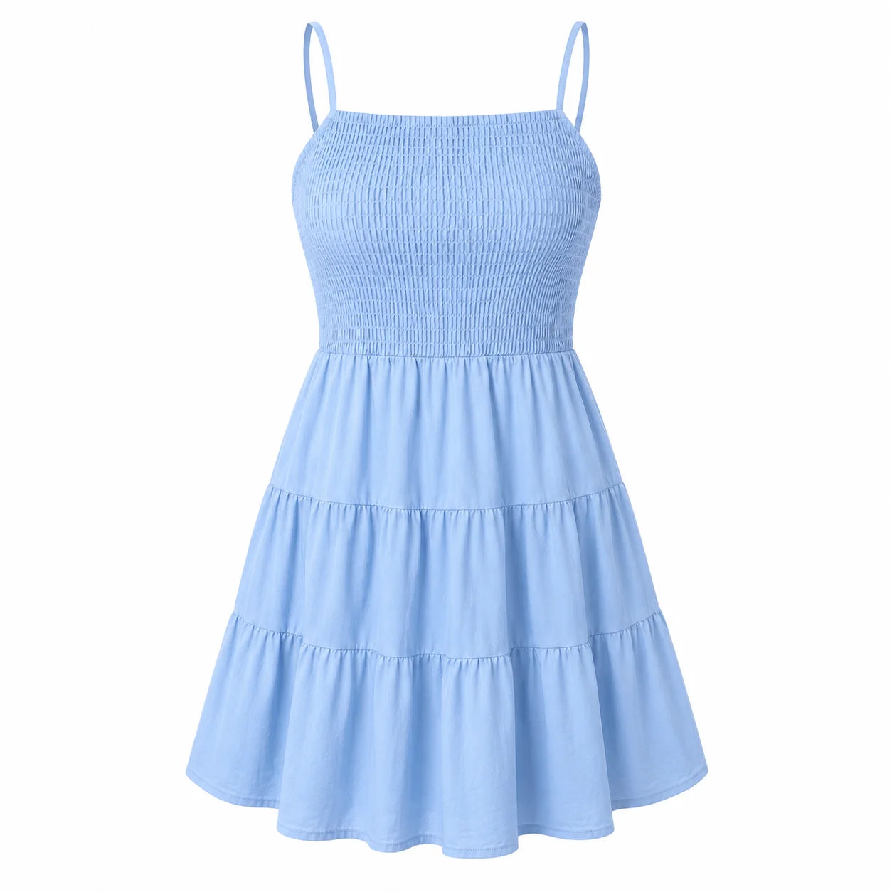 Women’s Strapless Flowy Mini Dress | Casual Summer A-Line Beach Dress