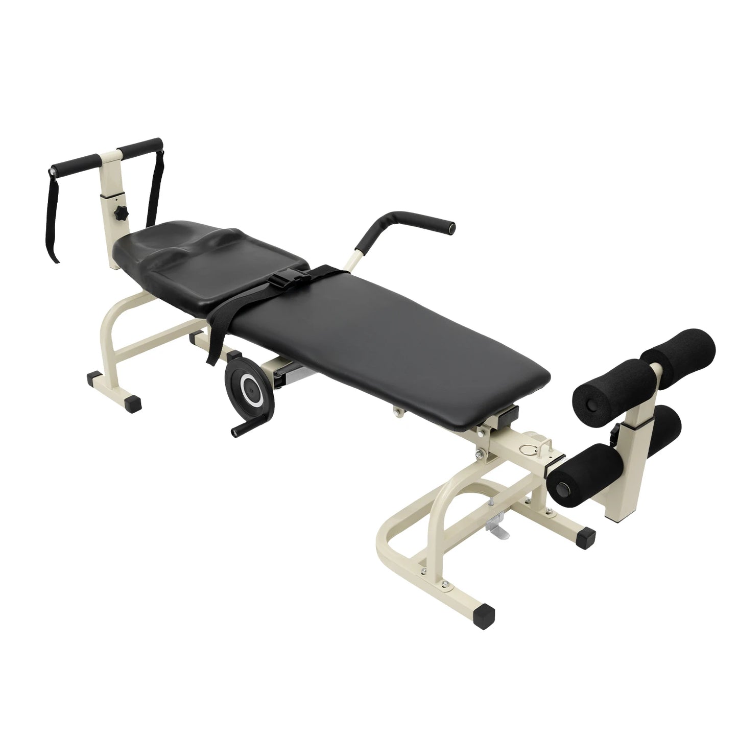 Medical Multifunctional Body Stretcher Leg Pulling Tensioner Fitness Traction Bed Max Load 120kg Suitable For 1.45-1.85m Adults