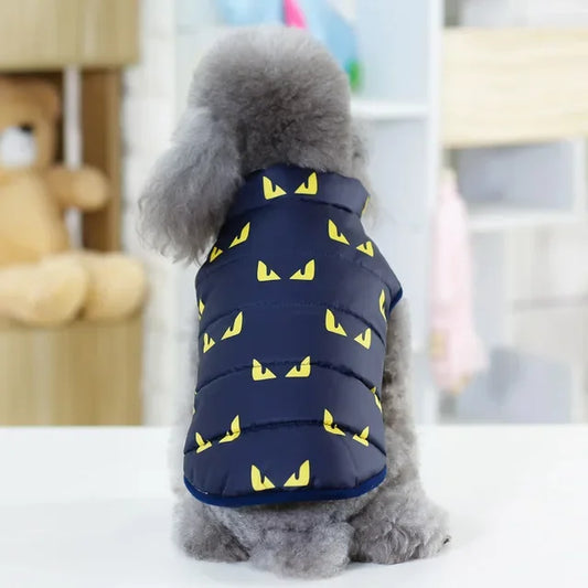Winter Leather Dog Coat For Small Breeds Chihuahua Shih Tzu