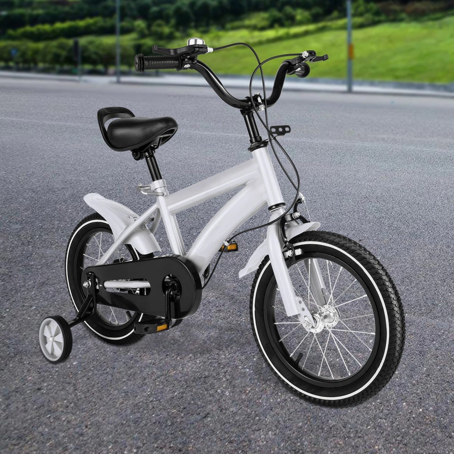 14 Inch Children’s Bicycle with Training Wheels .Kids Bike for Ages 2–5, Adjustable Seat & Handlebars, Boys & Girls