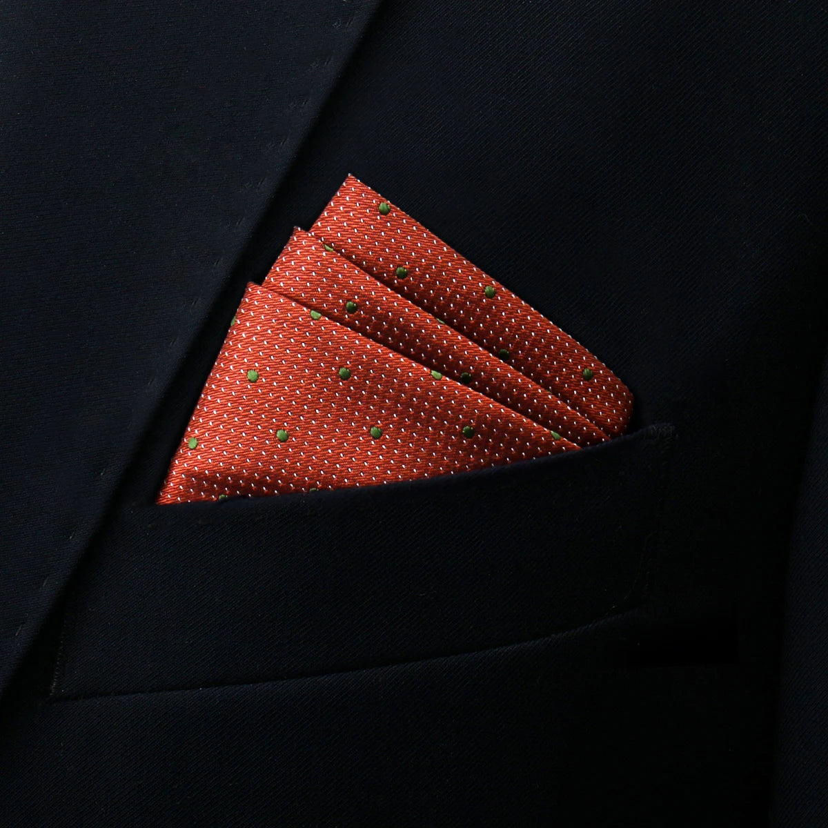 Luxury Men’s Pocket Square Handkerchief. Formal Suit Accessory