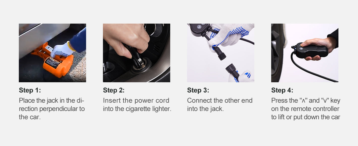 SucceBuy Electric Car Jack 3T Scissor Jack with Electric Impact Wrench 12V Portable Car Jack Lifting for SUV Truck Tire Change