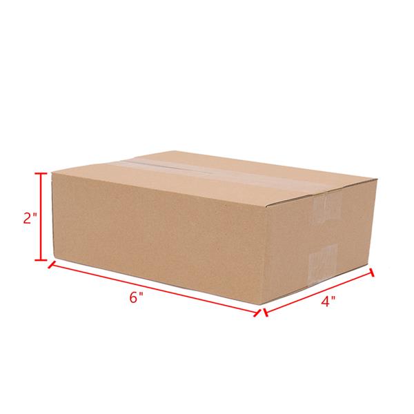 100-Pack Corrugated Cardboard Shipping Boxes 6 x 4 x 2 in. Small Mailing Boxes for Ecommerce, Packaging, Shipping & Storage